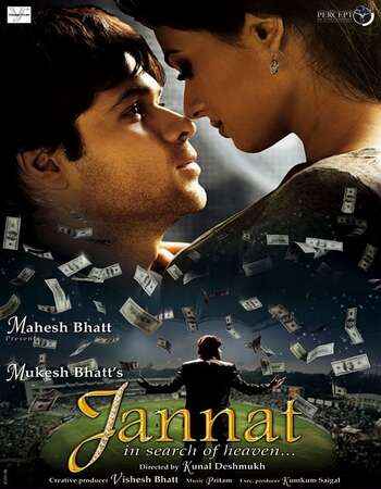 Jannat 2008 Hindi Movie DD5.1 1080p 720p 480p HDRip ESubs x264 HEVC
