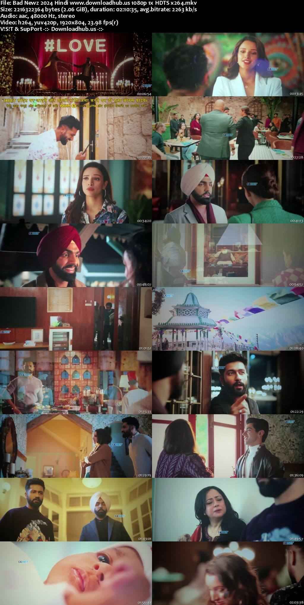 Bad Newz 2024 Hindi Movie 1080p 720p 480p HDTS x264 Bad Newz 2024 Hindi Movie 1080p 720p 480p HDTS x264