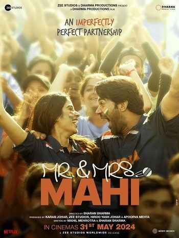 Mr & Mrs Mahi 2024 Hindi Movie DD5.1 1080p 720p 480p HDRip ESubs x264 HEVC