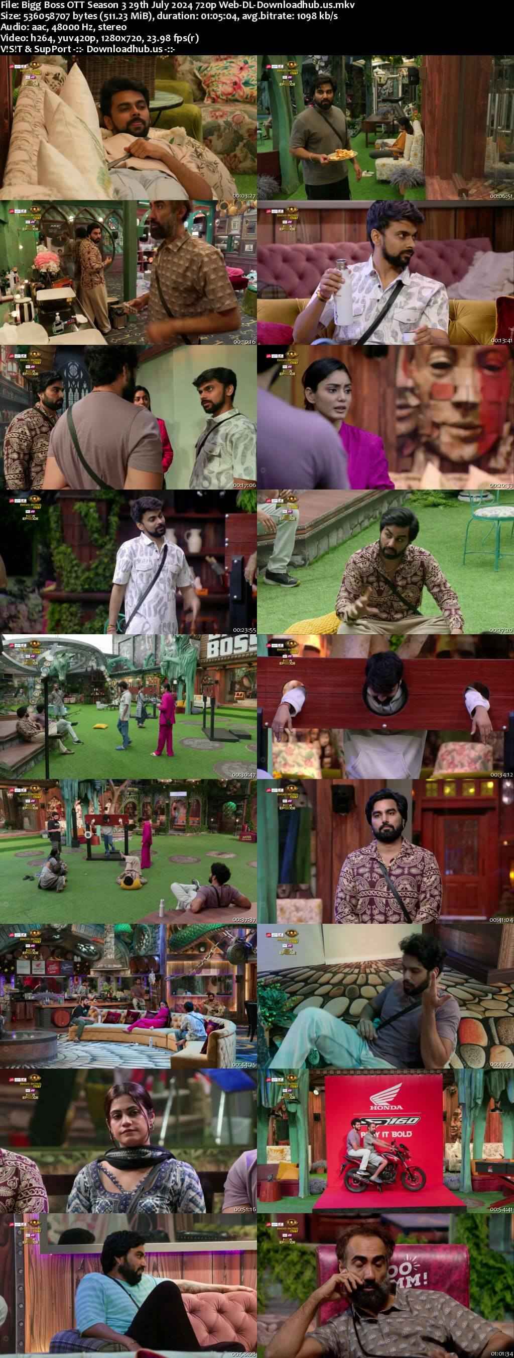 Bigg Boss OTT Season 3 29 July 2024 Episode 39 Web-DL 720p 480p Bigg Boss OTT Season 3 29 July 2024 Episode 39 Web-DL 720p 480p