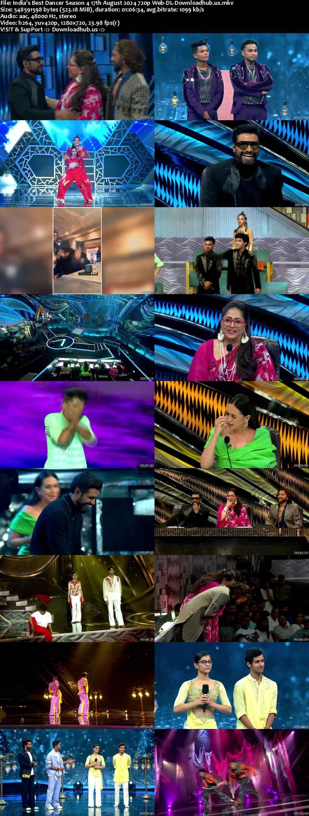 India's Best Dancer Season 4 17 August 2024 Episode 11 Web-DL 720p 480p India's Best Dancer Season 4 17 August 2024 Episode 11 Web-DL 720p 480p