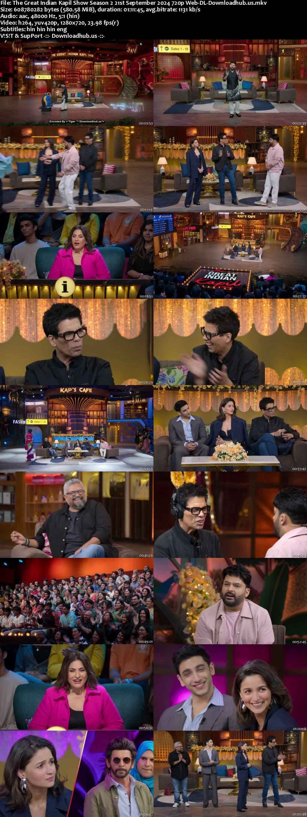 The Great Indian Kapil Show Season 2 21 September 2024 Episode 1 Web-DL 720p 480p