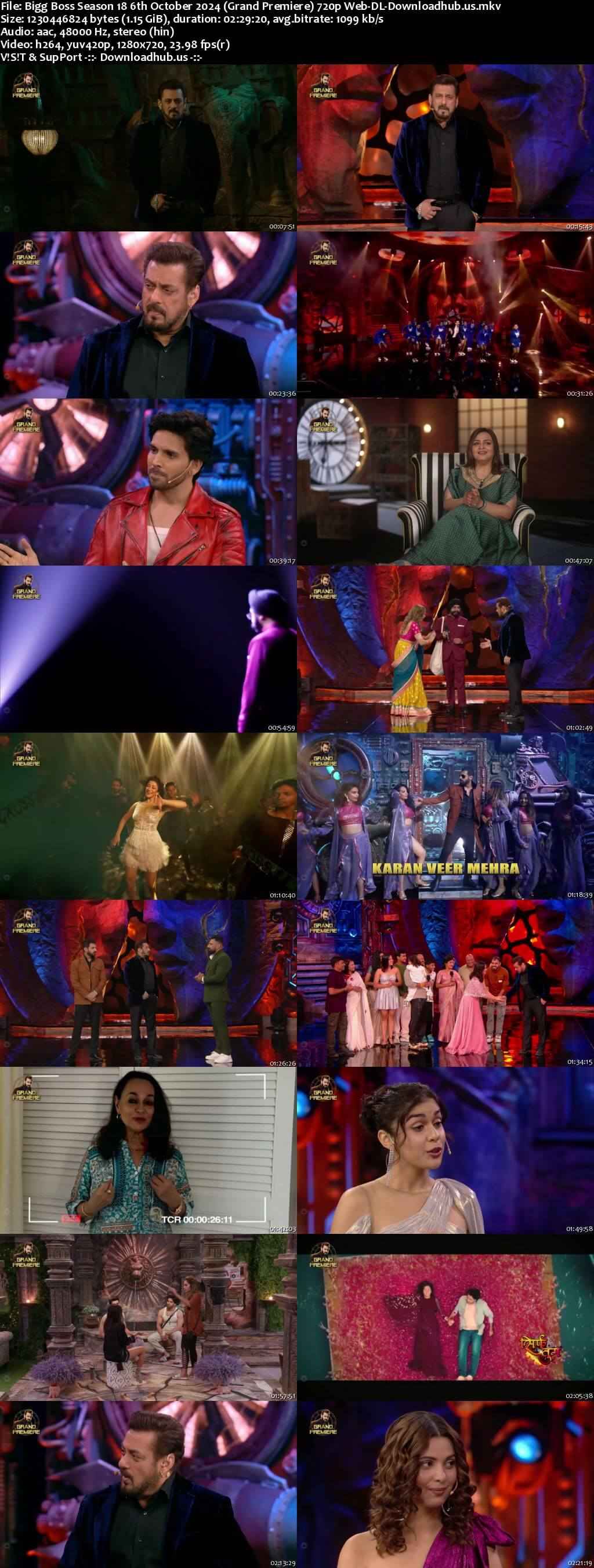 Bigg Boss Season 18 6 October 2024 Episode 1 Web-DL 720p 480p Bigg Boss Season 18 6 October 2024 Episode 1 Web-DL 720p 480p