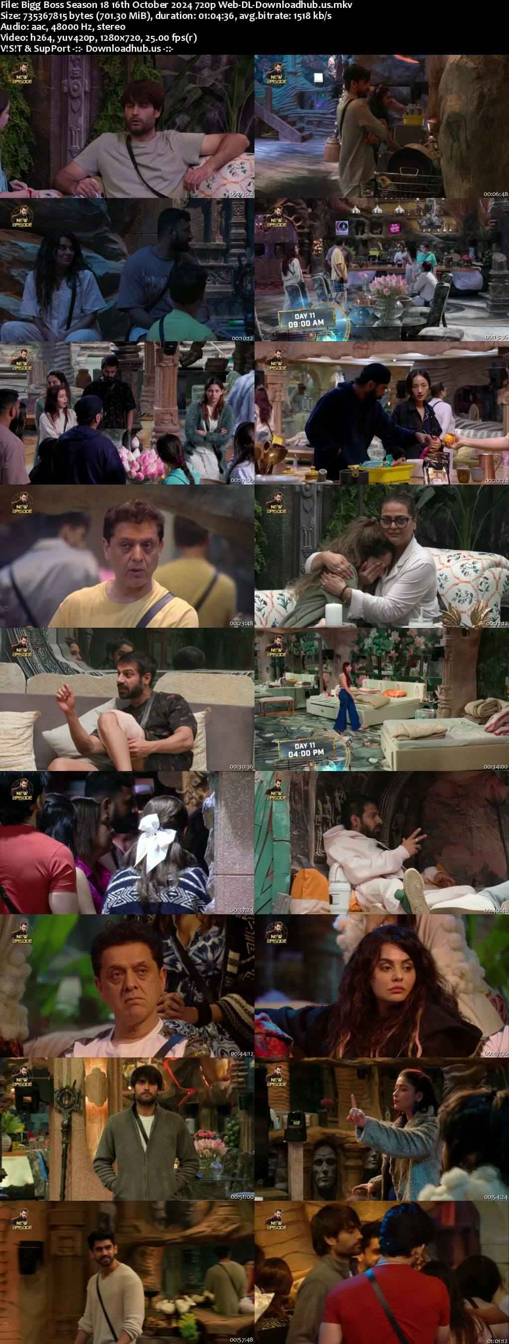 Bigg Boss Season 18 16 October 2024 Episode 11 Web-DL 720p 480p Bigg Boss Season 18 16 October 2024 Episode 11 Web-DL 720p 480p