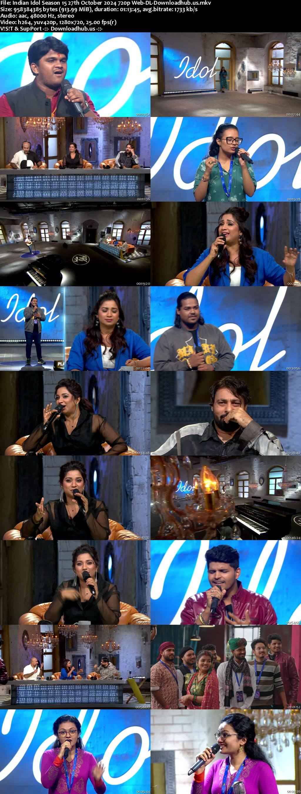 Indian Idol Season 15 27 October 2024 Episode 2 Web-DL 720p 480p Indian Idol Season 15 27 October 2024 Episode 2 Web-DL 720p 480p