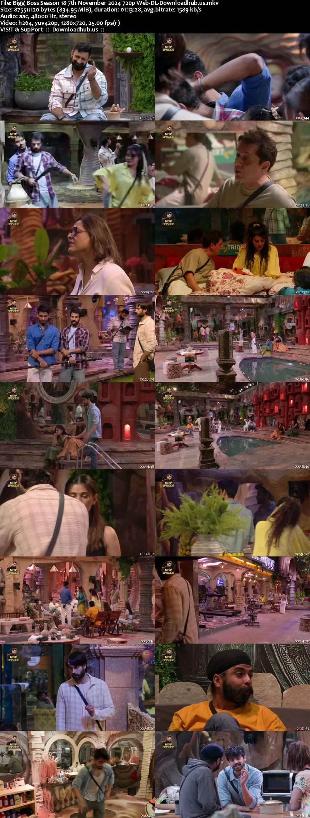 Bigg Boss Season 18 7 November 2024 Episode 33 Web-DL 720p 480p