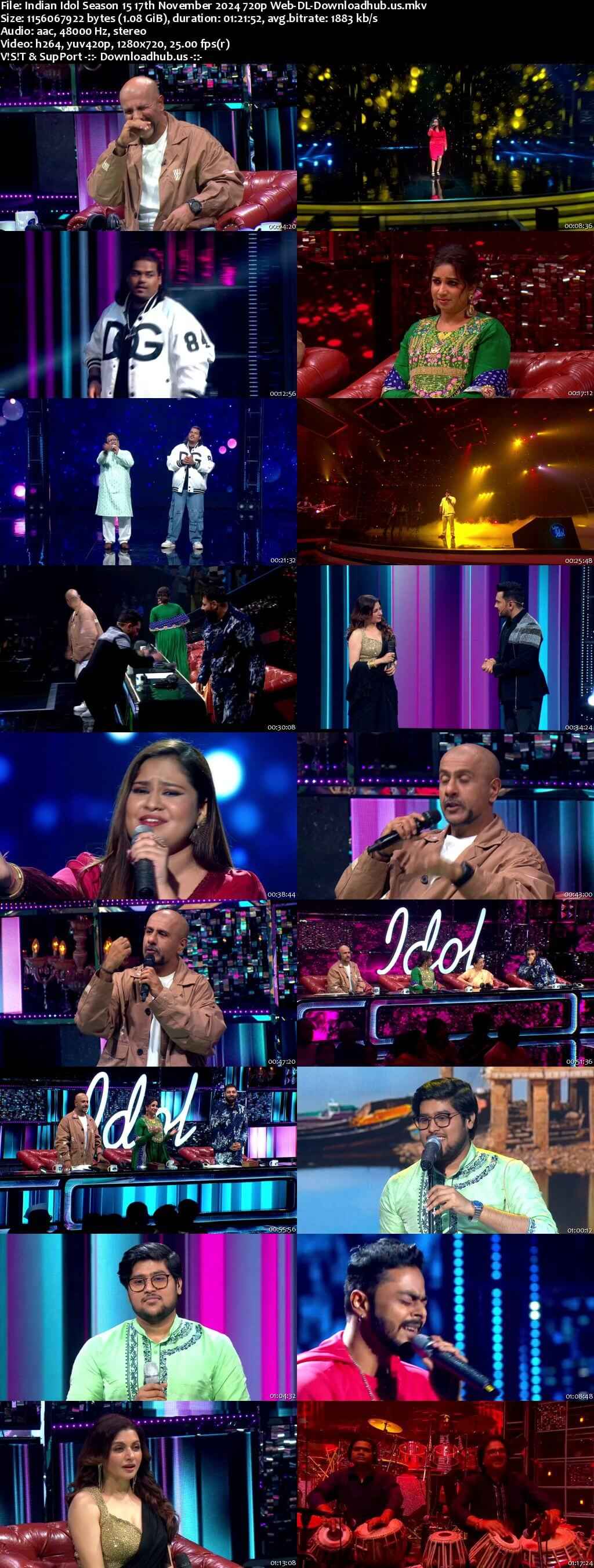 Indian Idol Season 15 17 November 2024 Episode 8 Web-DL 720p 480p