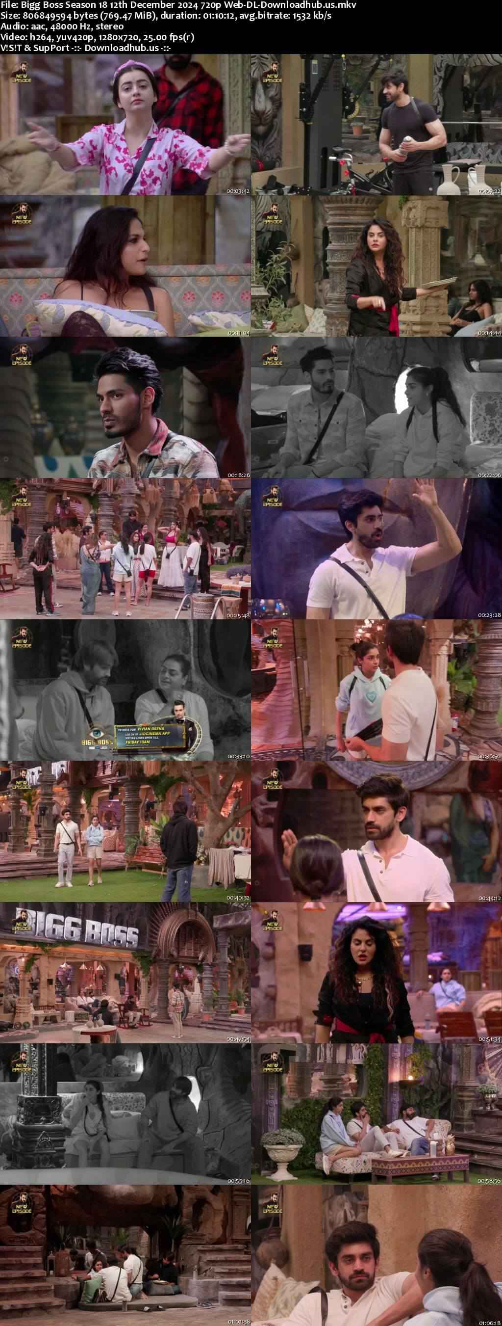 Bigg Boss Season 18 12 December 2024 Episode 68 Web-DL 720p 480p igg Boss Season 18 12 December 2024 Episode 68 Web-DL 720p 480p