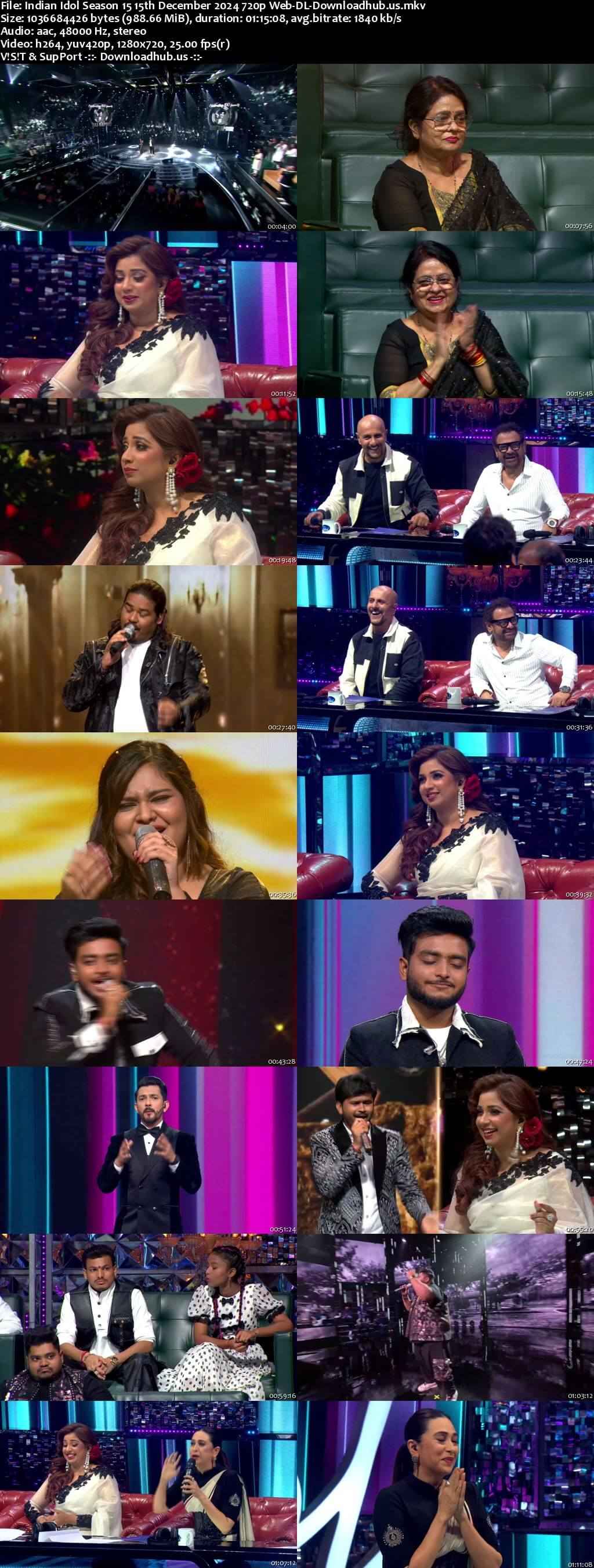 Indian Idol Season 15 15 December 2024 Episode 16 Web-DL 720p 480p Indian Idol Season 15 15 December 2024 Episode 16 Web-DL 720p 480p
