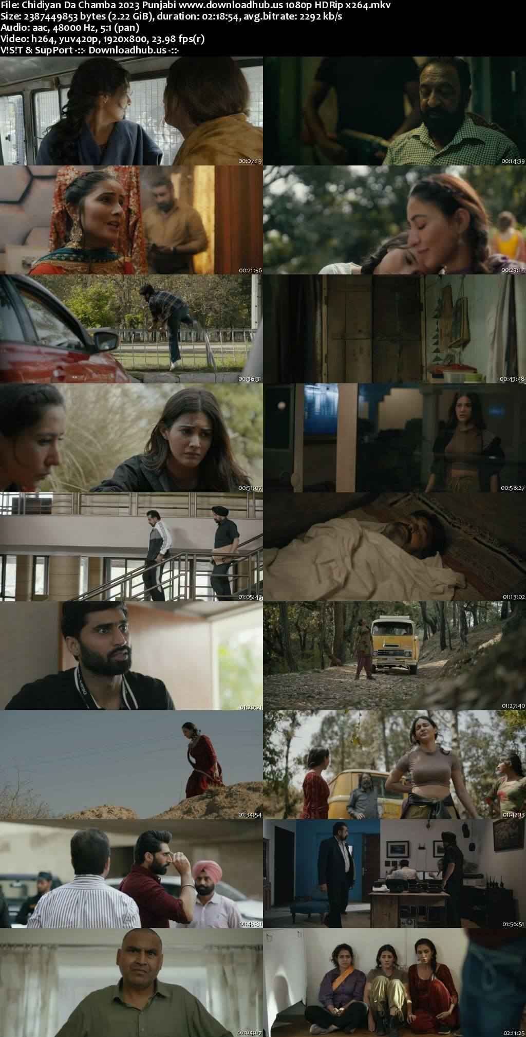 Chidiyan Da Chamba 2023 Punjabi Movie DD5.1 1080p 720p 480p HDRip x264 HEVC