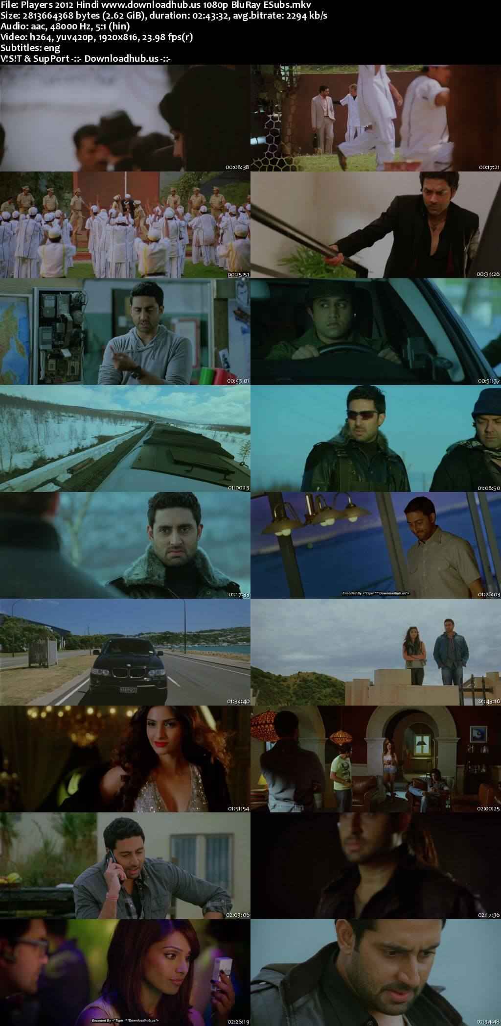 Players 2012 Hindi Movie DD5.1 1080p 720p 480p BluRay ESubs x264 HEVC Players 2012 Hindi Movie DD5.1 1080p 720p 480p BluRay ESubs x264 HEVC