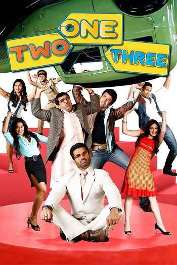 One Two Three 2008 Hindi Movie DD2.0 1080p 720p 480p HDRip ESubs x264 HEVC