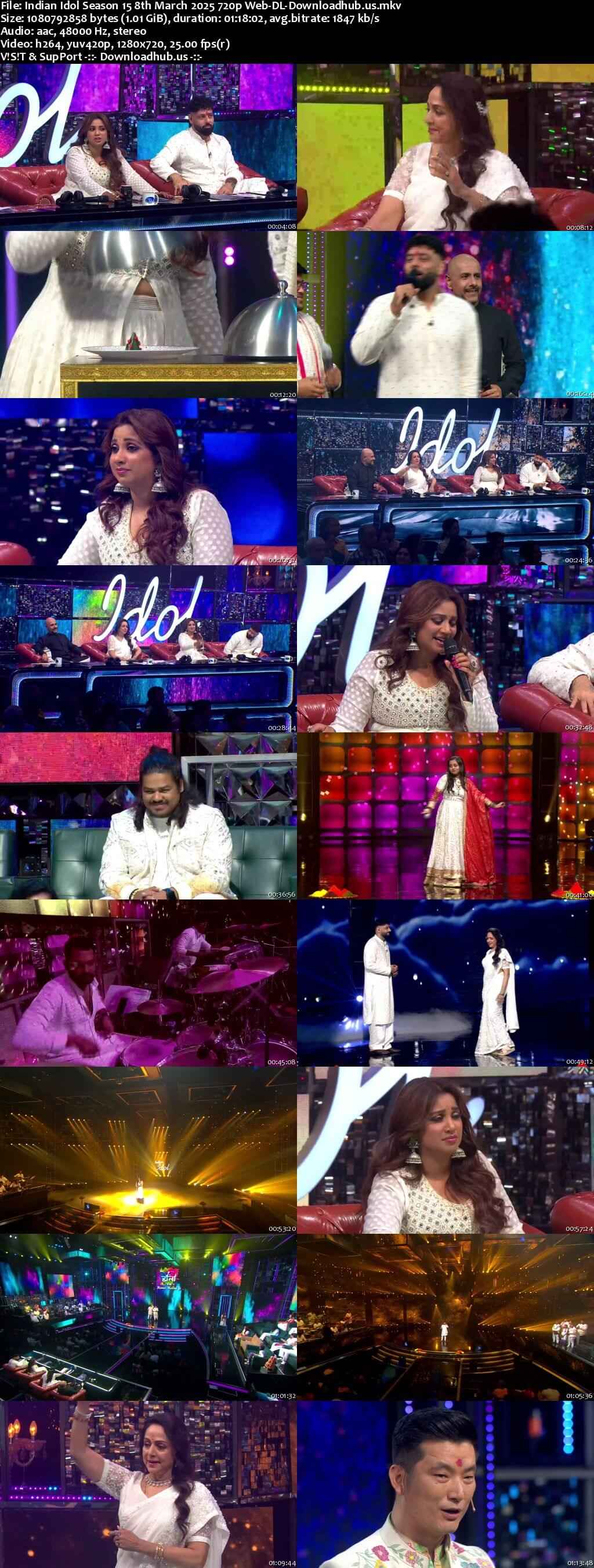 Indian Idol Season 15 8 March 2025 Episode 39 Web-DL 720p 480p Indian Idol Season 15 8 March 2025 Episode 39 Web-DL 720p 480p
