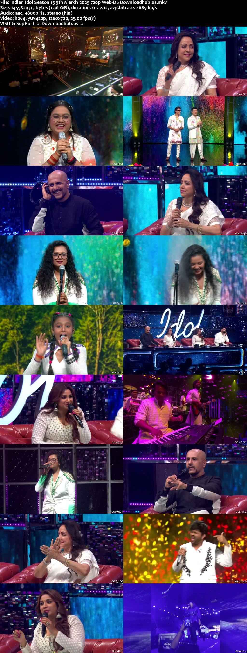 Indian Idol Season 15 9 March 2025 Episode 40 Web-DL 720p 480p Indian Idol Season 15 9 March 2025 Episode 40 Web-DL 720p 480p