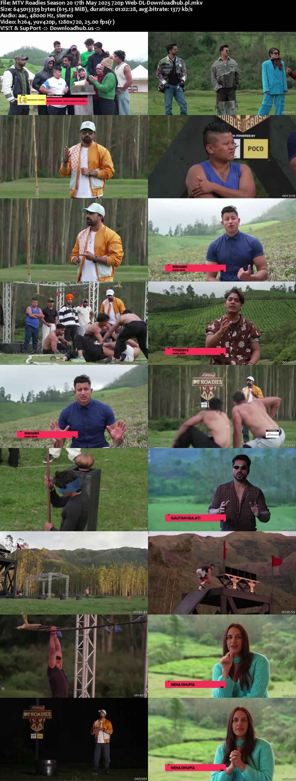MTV Roadies Season 20 17 May 2025 Episode 37 Web-DL 720p 480p