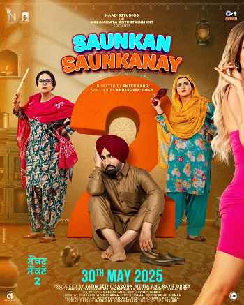 Saunkan Saunkanay 2 2025 Punjabi Movie 720p 480p Pre-DVDRip x264
