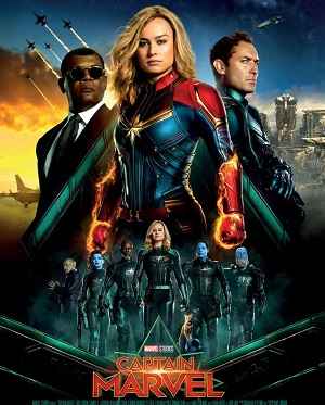 Captain Marvel 2019 Hindi ORG Dual Audio Movie DD5.1 1080p 720p 480p BluRay x264 ESubs
