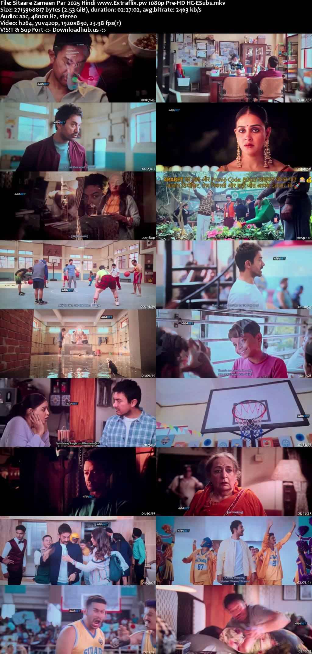 Sitaare Zameen Par 2025 Hindi Movie 1080p 720p 480p Pre-HD HC-ESubs x264 HEVC Sitaare Zameen Par 2025 Hindi Movie 1080p 720p 480p Pre-HD HC-ESubs x264 HEVC