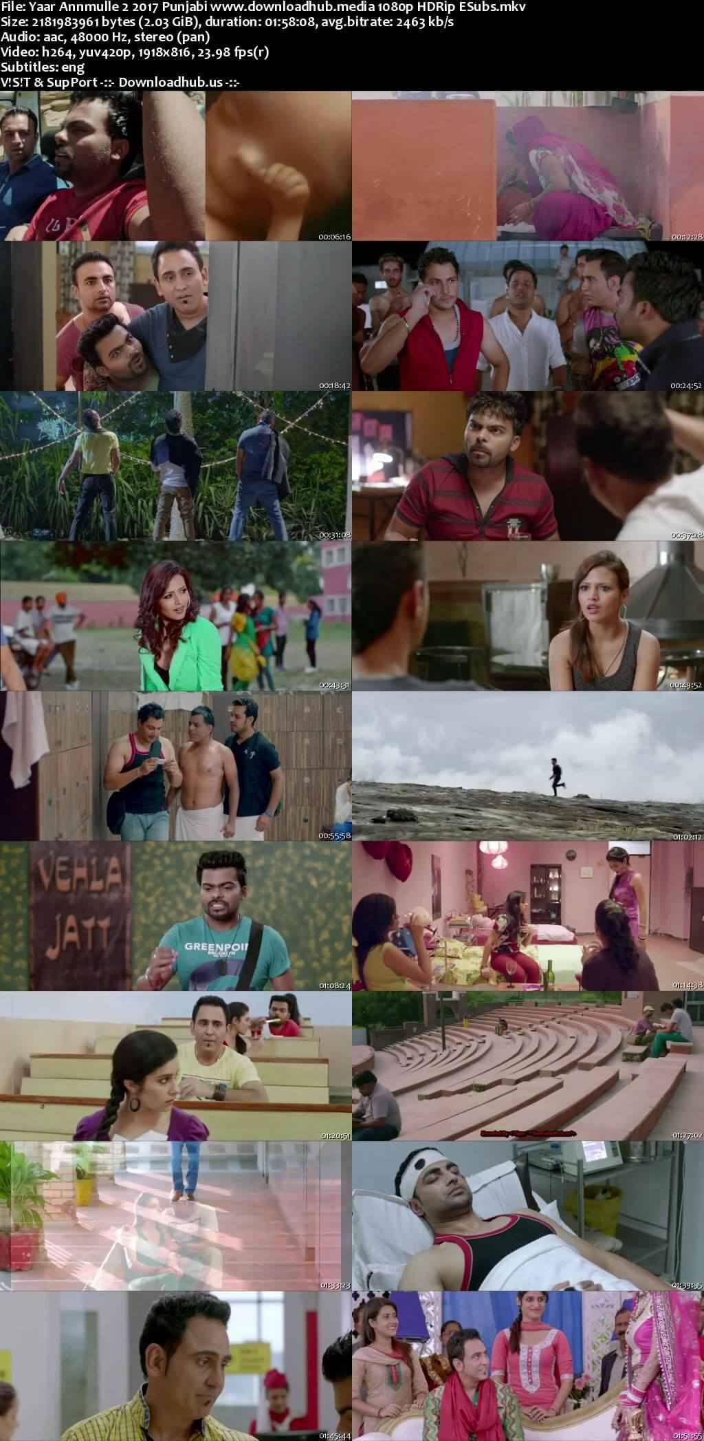 Yaar Annmulle 2 2017 Punjabi Movie DD2.0 1080p 720p 480p HDRip ESubs x264 HEVC Yaar Annmulle 2 2017 Punjabi Movie DD2.0 1080p 720p 480p HDRip ESubs x264 HEVC