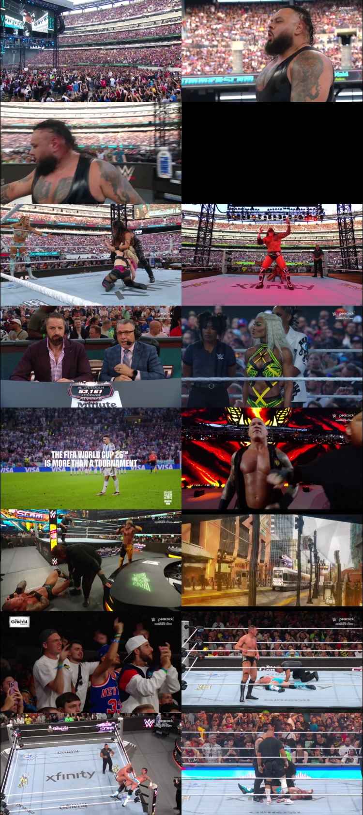 WWE SummerSlam Night 1 Saturday 2025 [Hindi DD2.0 - English] PPV 1080p 720p 480p WEBRip x264