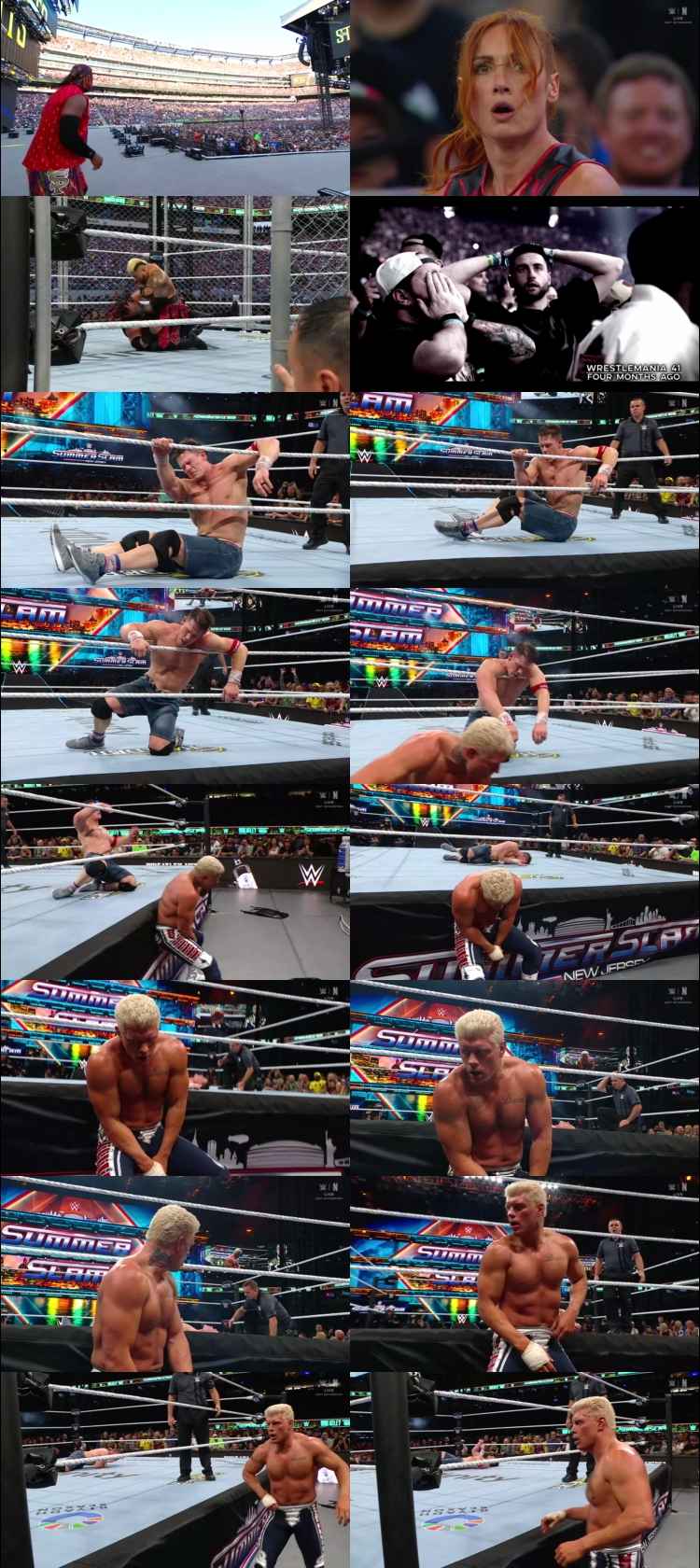 WWE SummerSlam Night 2 Sunday 2025 [Hindi DD2.0 - English] PPV 1080p 720p 480p WEBRip x264