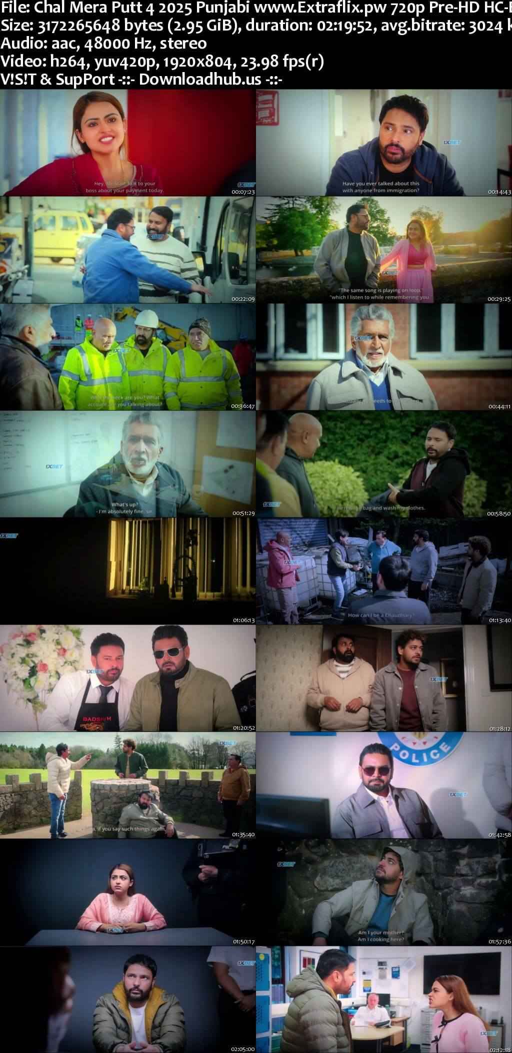 Chal Mera Putt 4 2025 Punjabi Movie 1080p 720p 480p Pre-HD HC-ESubs x264 HEVC