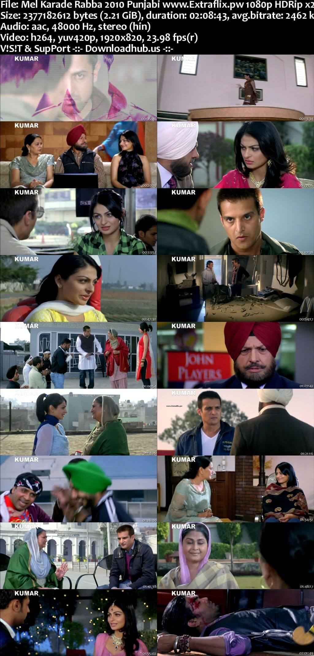 Mel Karade Rabba 2010 Punjabi Movie DD2.0 1080p 720p 480p HDRip x264 HEVC