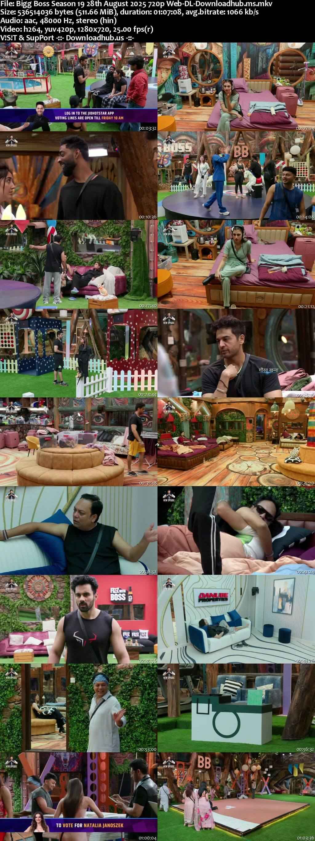 Bigg Boss Season 19 28 August 2025 Episode 5 Web-DL 720p 480p
