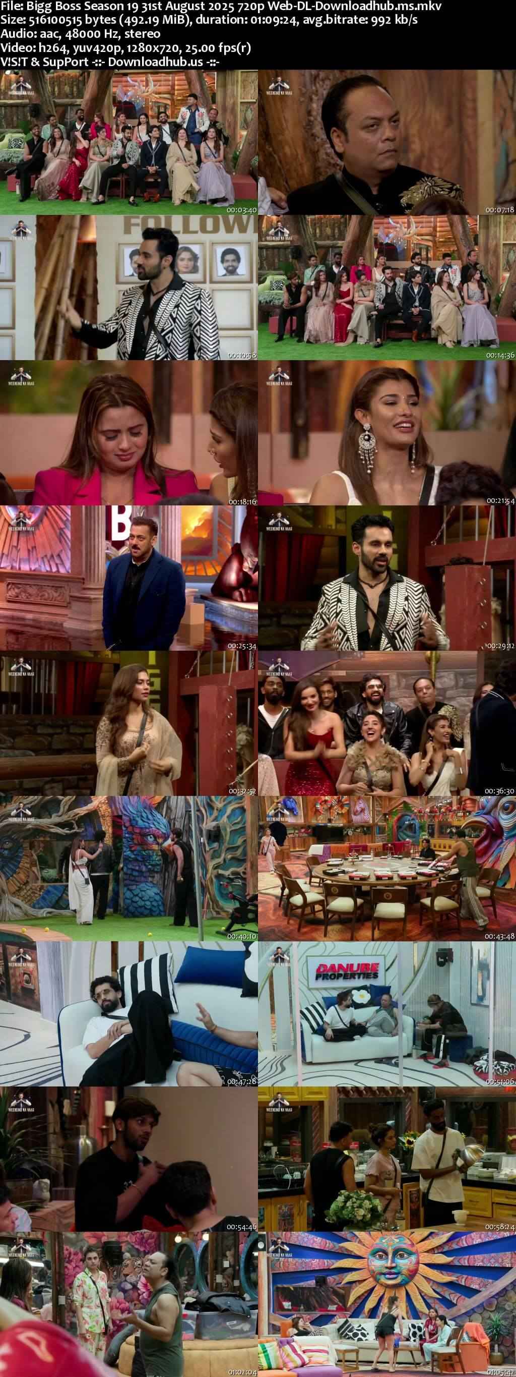 Bigg Boss Season 19 31 August 2025 Episode 8 Web-DL 720p 480p Bigg Boss Season 19 31 August 2025 Episode 8 Web-DL 720p 480p
