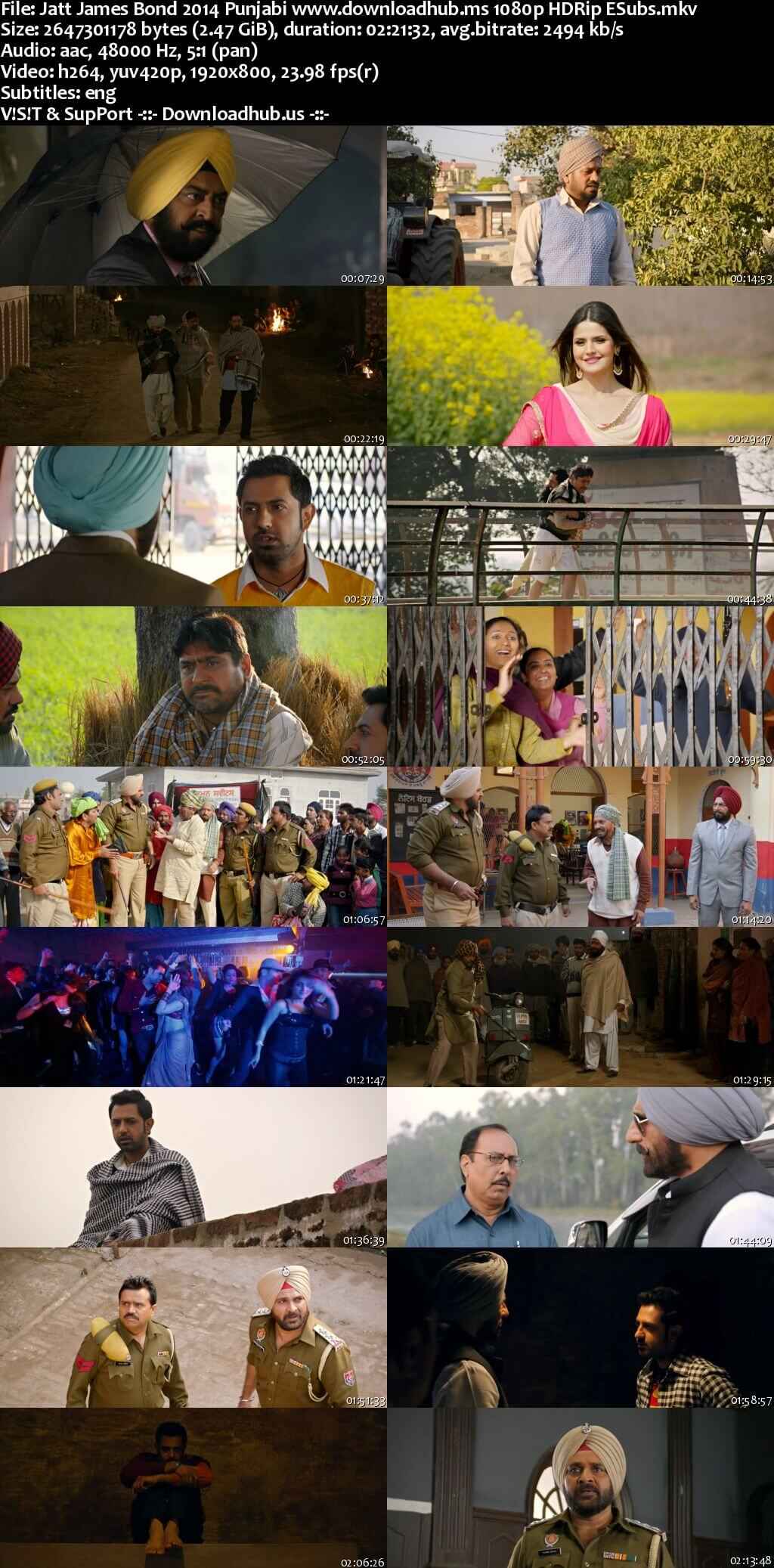 Jatt James Bond 2014 Punjabi Movie DD5.1 1080p 720p 480p HDRip ESubs x264 HEVC Jatt James Bond 2014 Punjabi Movie DD5.1 1080p 720p 480p HDRip ESubs x264 HEVC