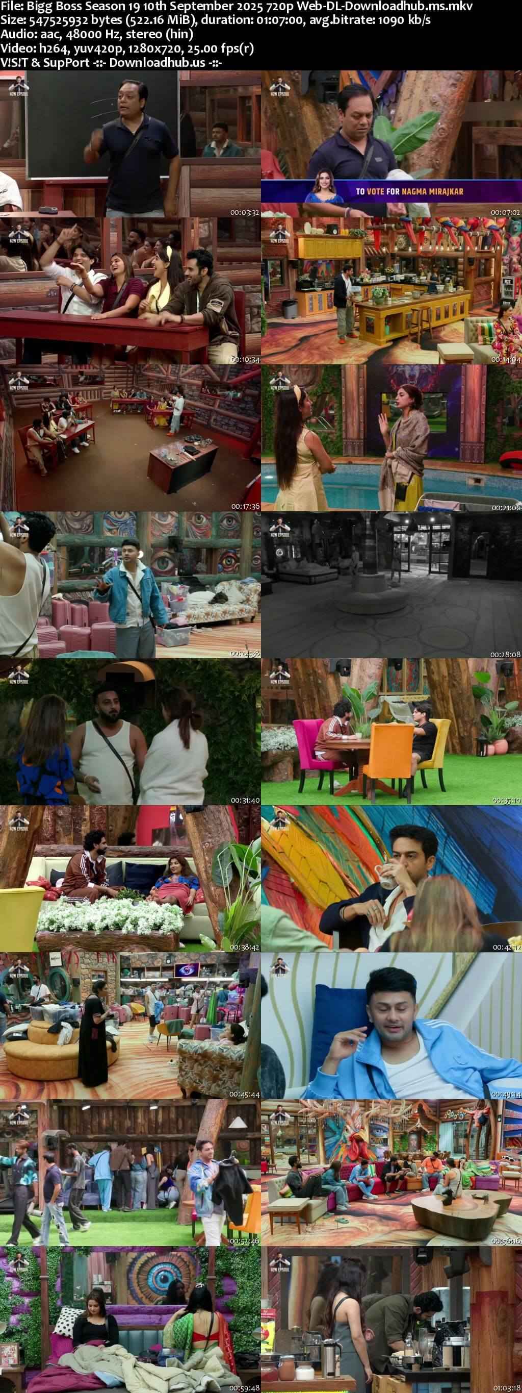 Bigg Boss Season 19 10 September 2025 Episode 18 Web-DL 720p 480p Bigg Boss Season 19 10 September 2025 Episode 18 Web-DL 720p 480p