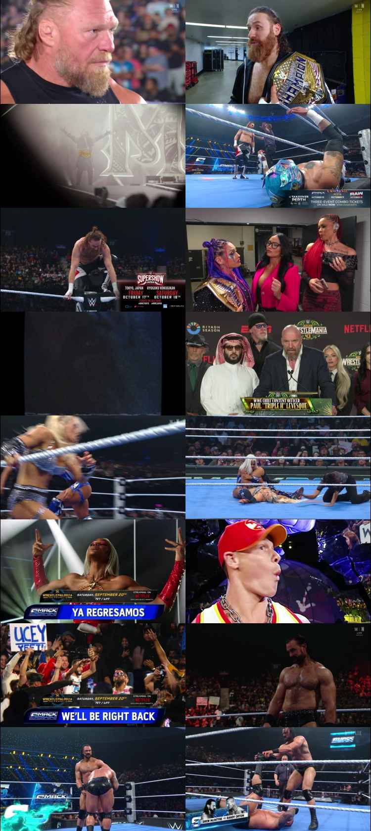 WWE Friday Night Smackdown 12th September2025 WEBRip 480p Full Show Download
