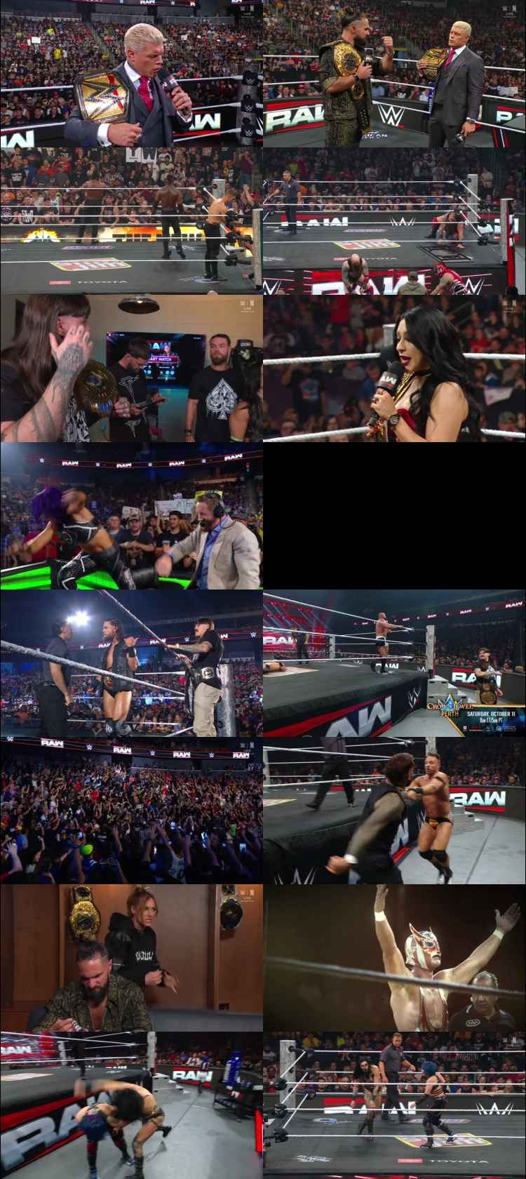 WWE Monday Night Raw 22nd September2025 1080p 720p 550MB WEBRip 480p