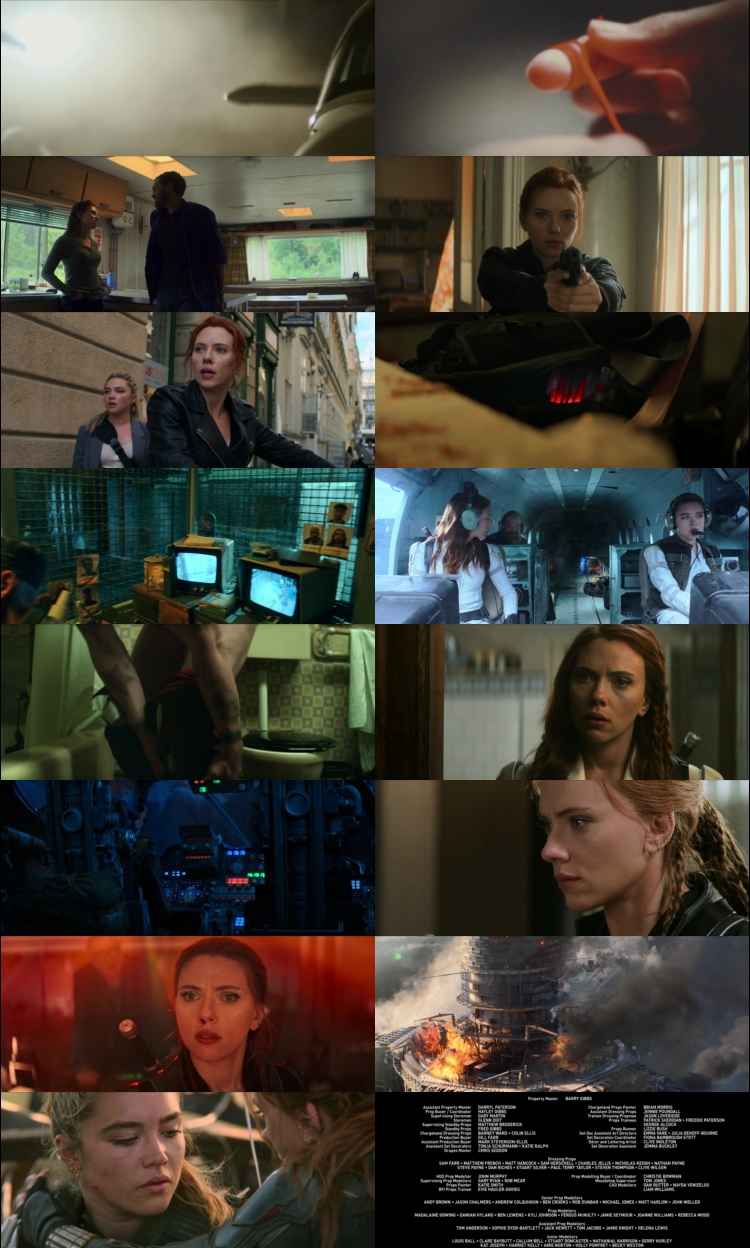 Black Widow 2021 Hindi ORG Dual Audio 1080p 720p 480p BluRay ESubs