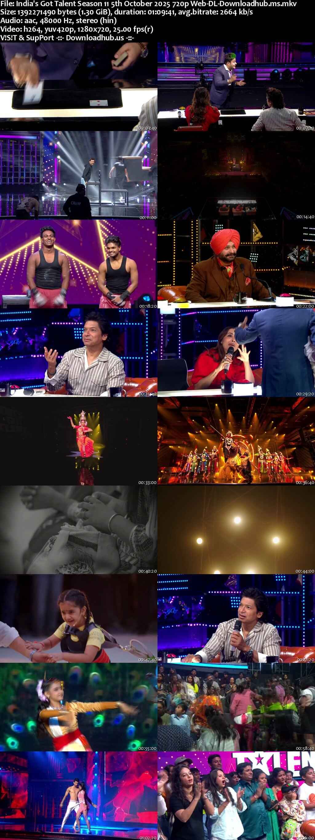 India's Got Talent Season 11 5 October 2025 Episode 2 Web-DL 720p 480p India's Got Talent Season 11 5 October 2025 Episode 2 Web-DL 720p 480p