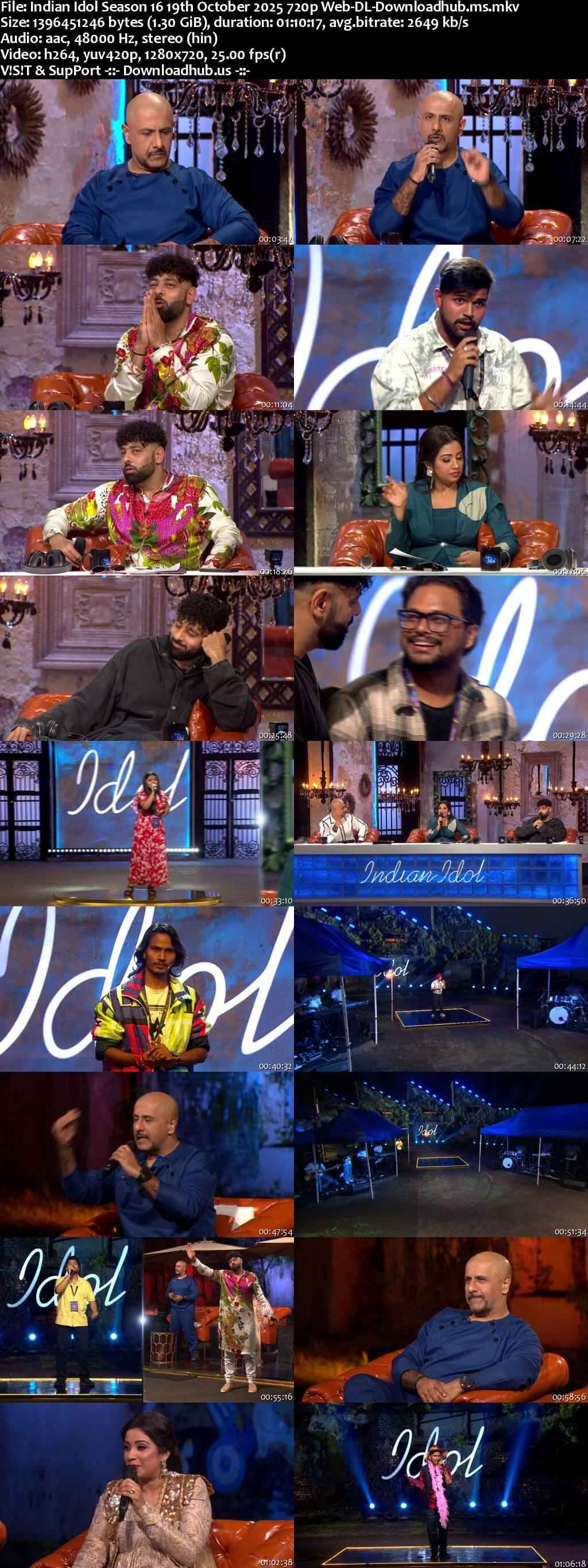 Indian Idol Season 16 19 October 2025 Episode 2 Web-DL 720p 480p