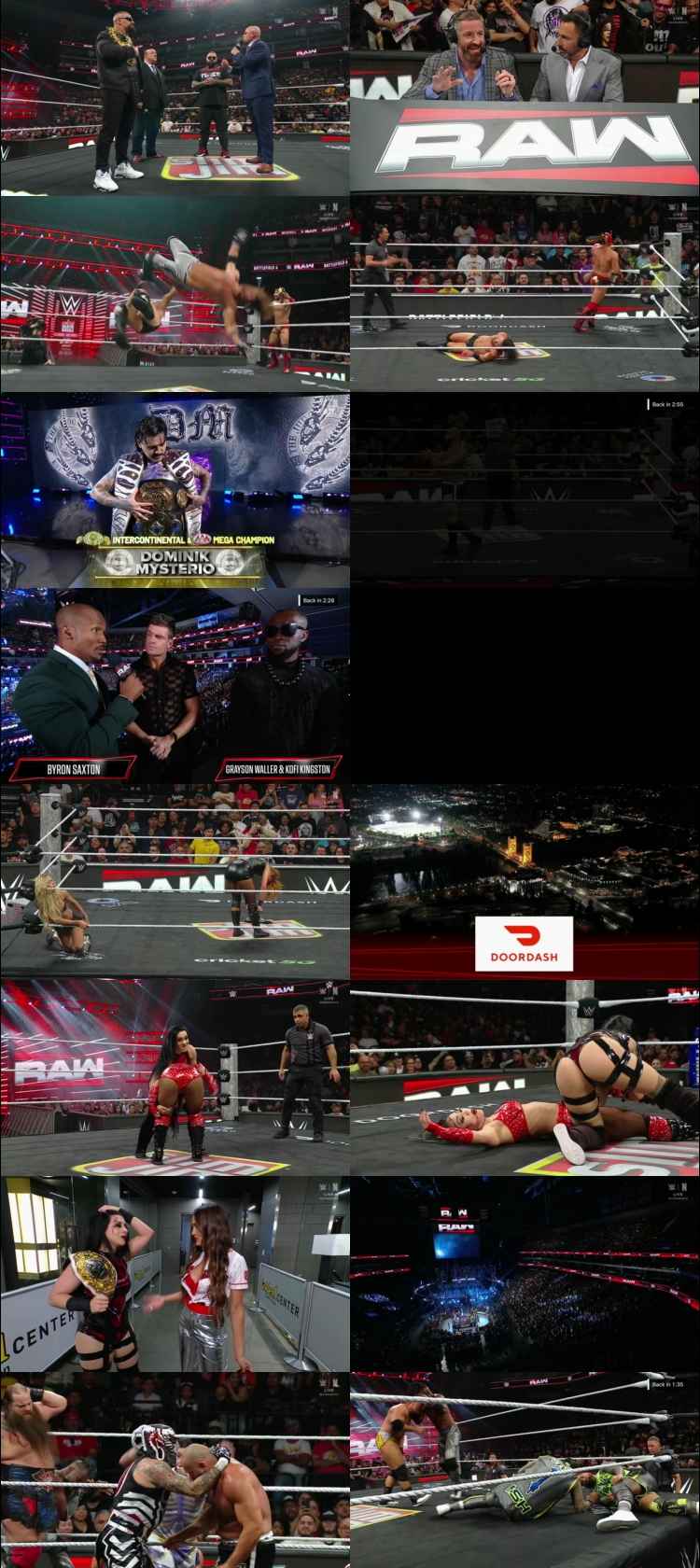 WWE Monday Night Raw 20th October 2025 1080p 720p 550MB WEBRip 480p