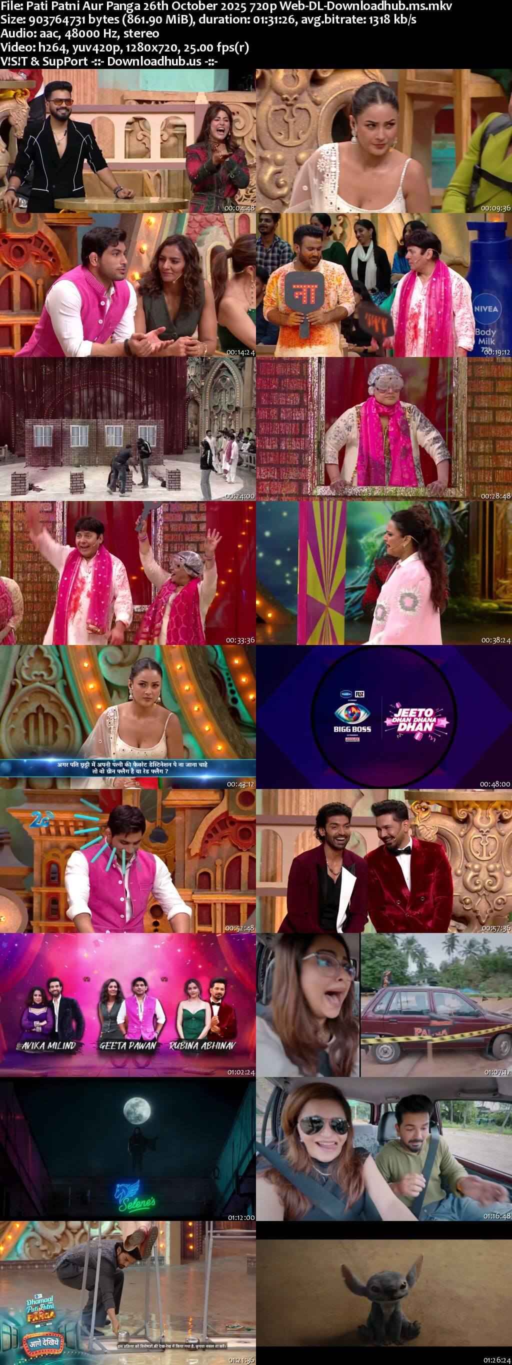 Pati Patni Aur Panga 26 October 2025 Episode 26 Web-DL 720p 480p