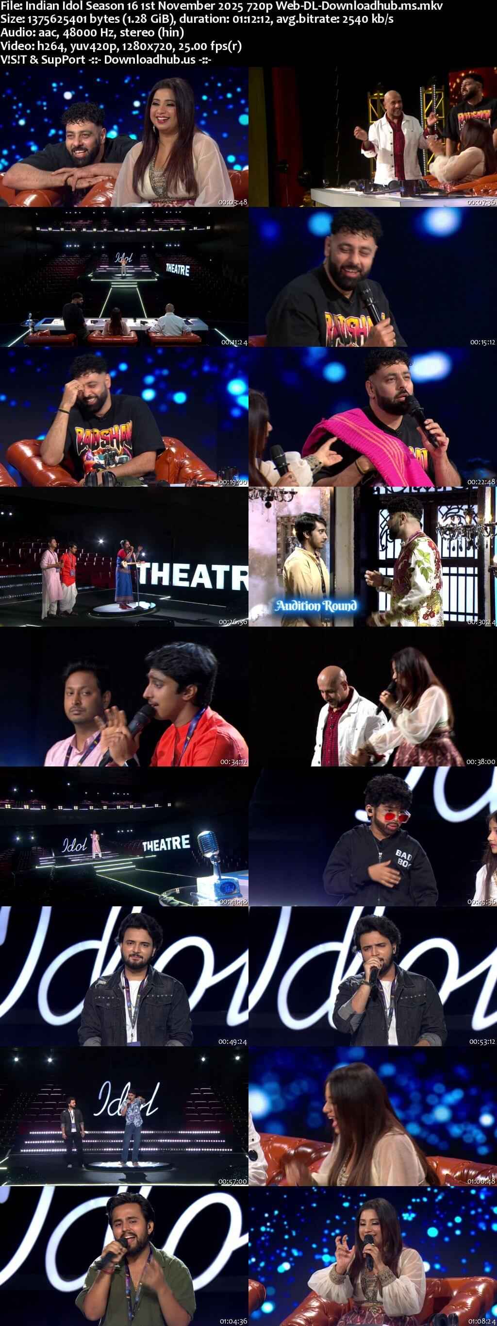 Indian Idol Season 16 1 November 2025 Episode 5 Web-DL 720p 480p Indian Idol Season 16 1 November 2025 Episode 5 Web-DL 720p 480p