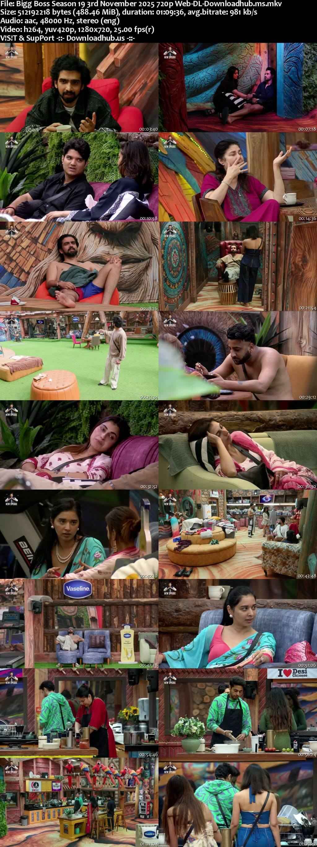 Bigg Boss Season 19 3 November 2025 Episode 72 Web-DL 720p 480p Bigg Boss Season 19 3 November 2025 Episode 72 Web-DL 720p 480p