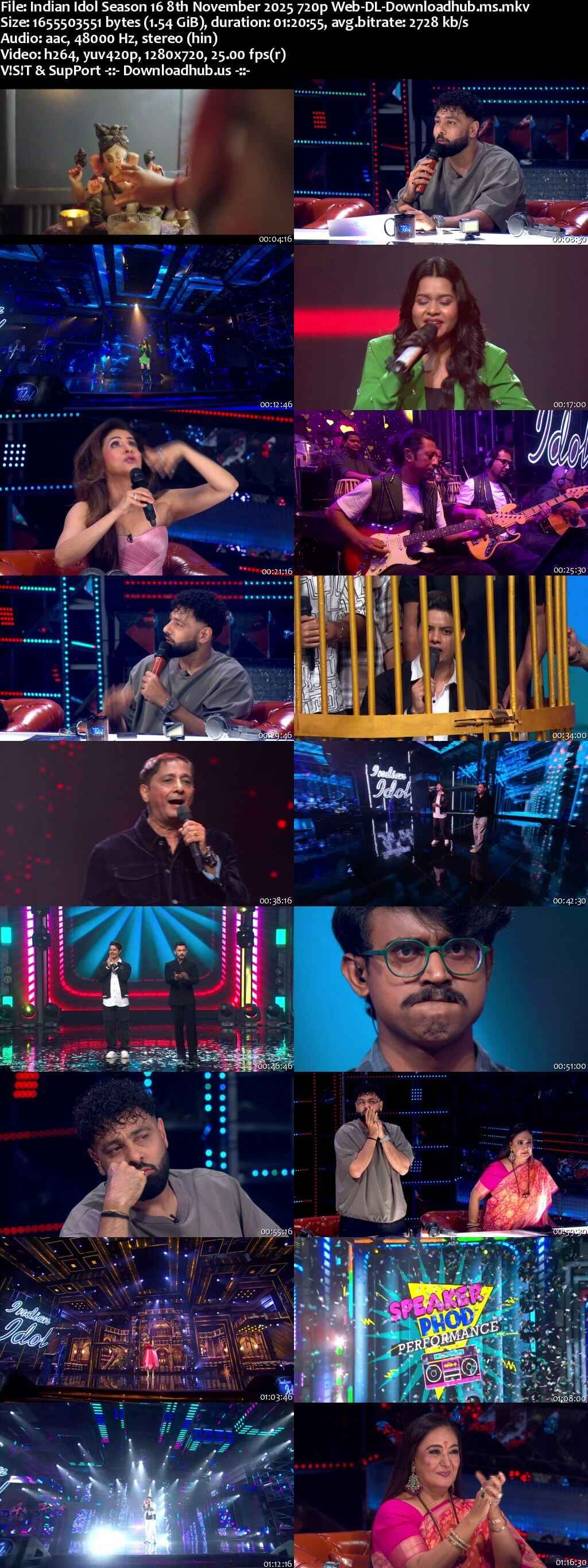 Indian Idol Season 16 8 November 2025 Episode 7 Web-DL 720p 480p Indian Idol Season 16 8 November 2025 Episode 7 Web-DL 720p 480p