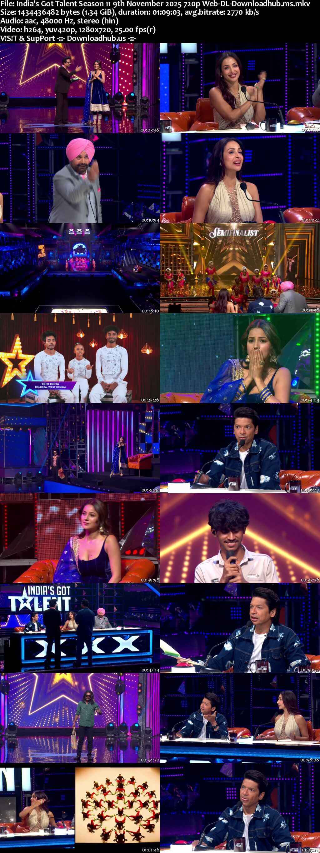 India's Got Talent Season 11 9 November 2025 Episode 12 Web-DL 720p 480p India's Got Talent Season 11 9 November 2025 Episode 12 Web-DL 720p 480p