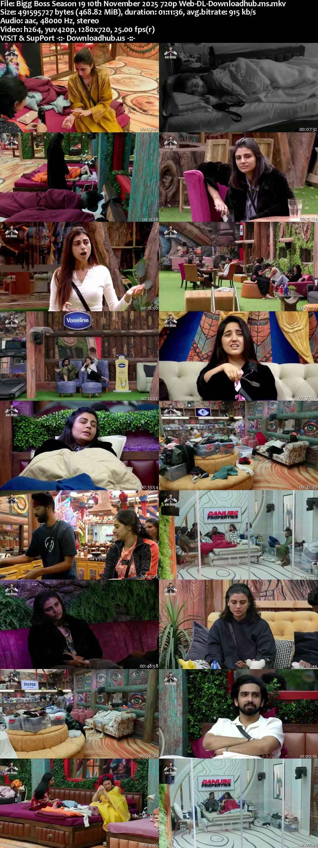 Bigg Boss Season 19 10 November 2025 Episode 79 Web-DL 720p 480p Bigg Boss Season 19 10 November 2025 Episode 79 Web-DL 720p 480p