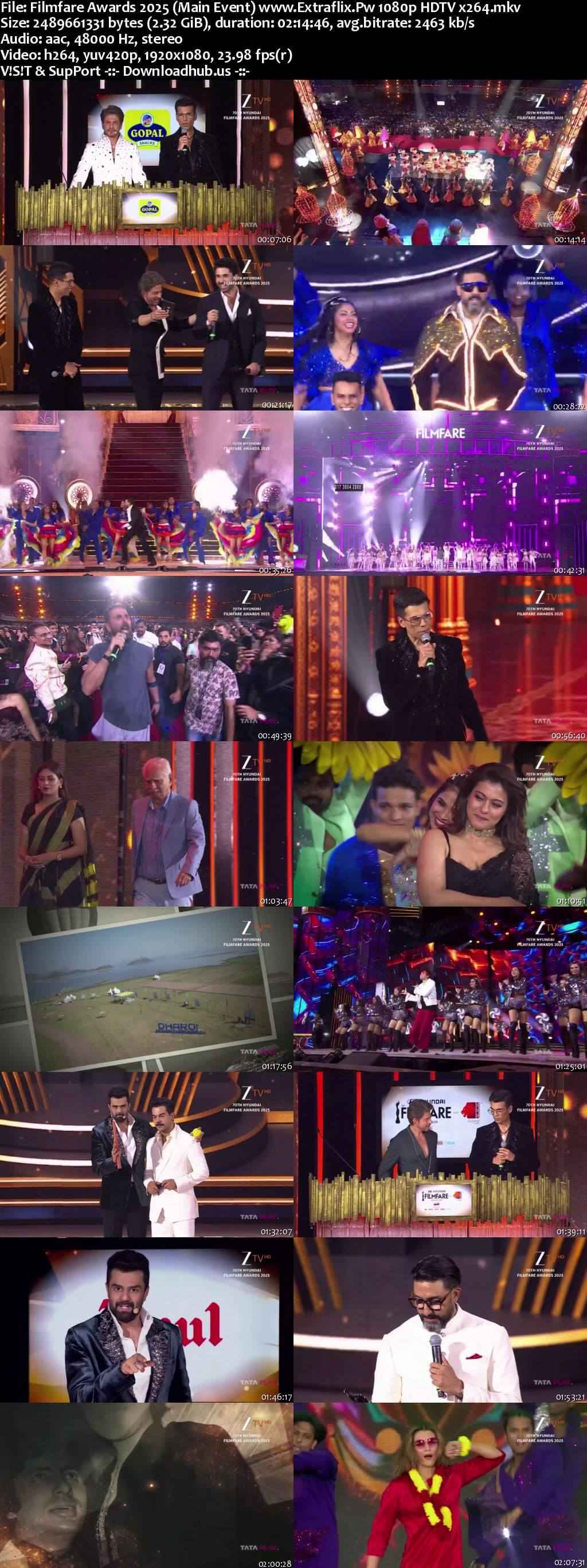 Filmfare Awards 2025 (Main Event) 1080p 720p 480p HDTV x264 Filmfare Awards 2025 (Main Event) 1080p 720p 480p HDTV x264
