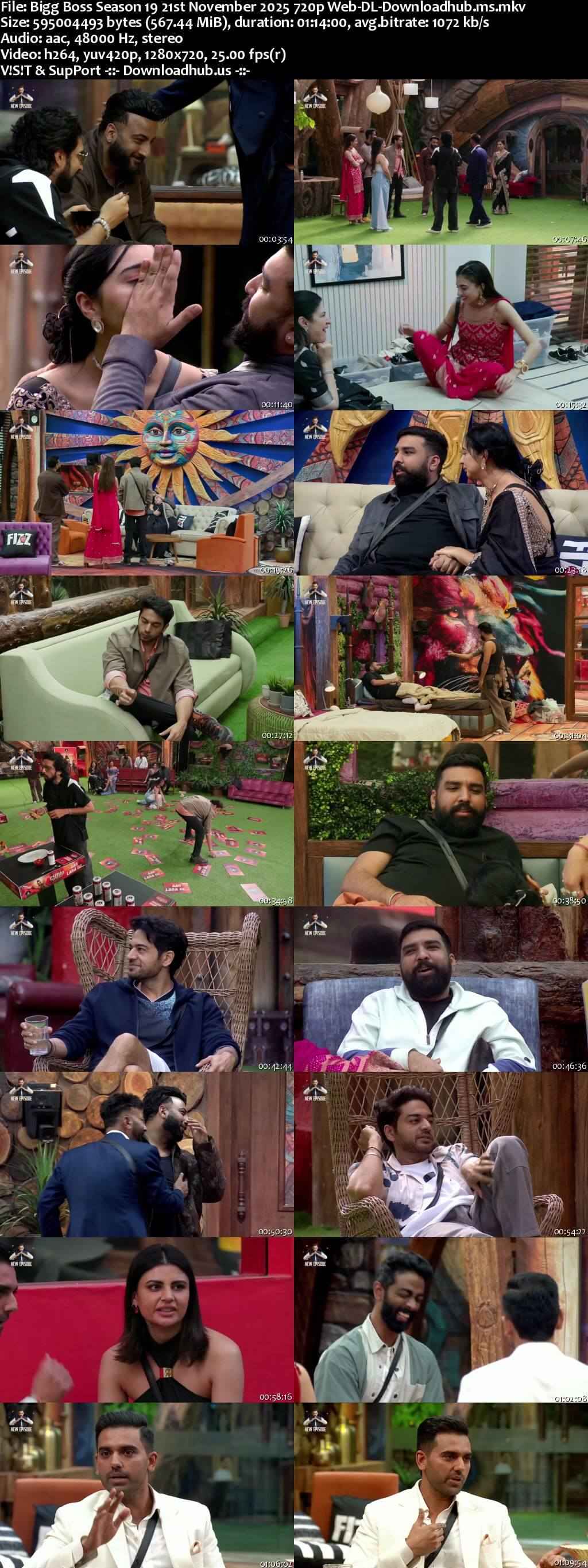 Bigg Boss Season 19 21 November 2025 Episode 90 Web-DL 720p 480p Bigg Boss Season 19 21 November 2025 Episode 90 Web-DL 720p 480p