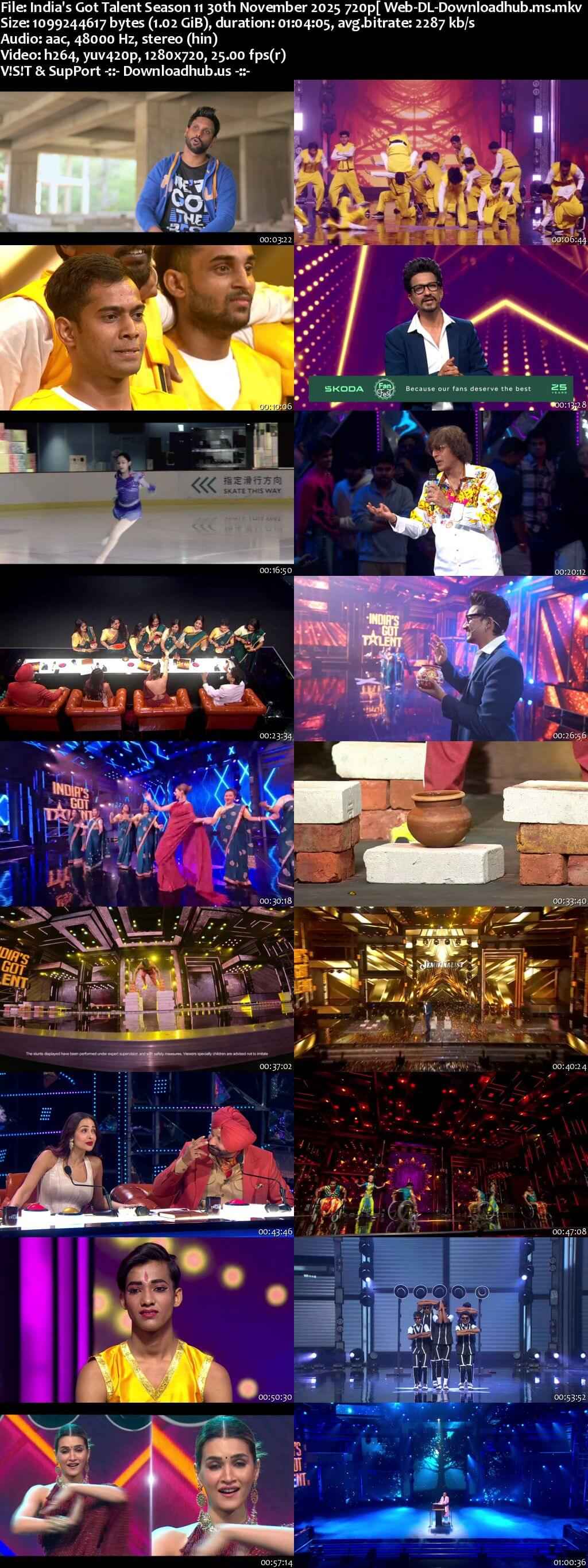 India's Got Talent Season 11 30 November 2025 Episode 18 Web-DL 720p 480p India's Got Talent Season 11 30 November 2025 Episode 18 Web-DL 720p 480p