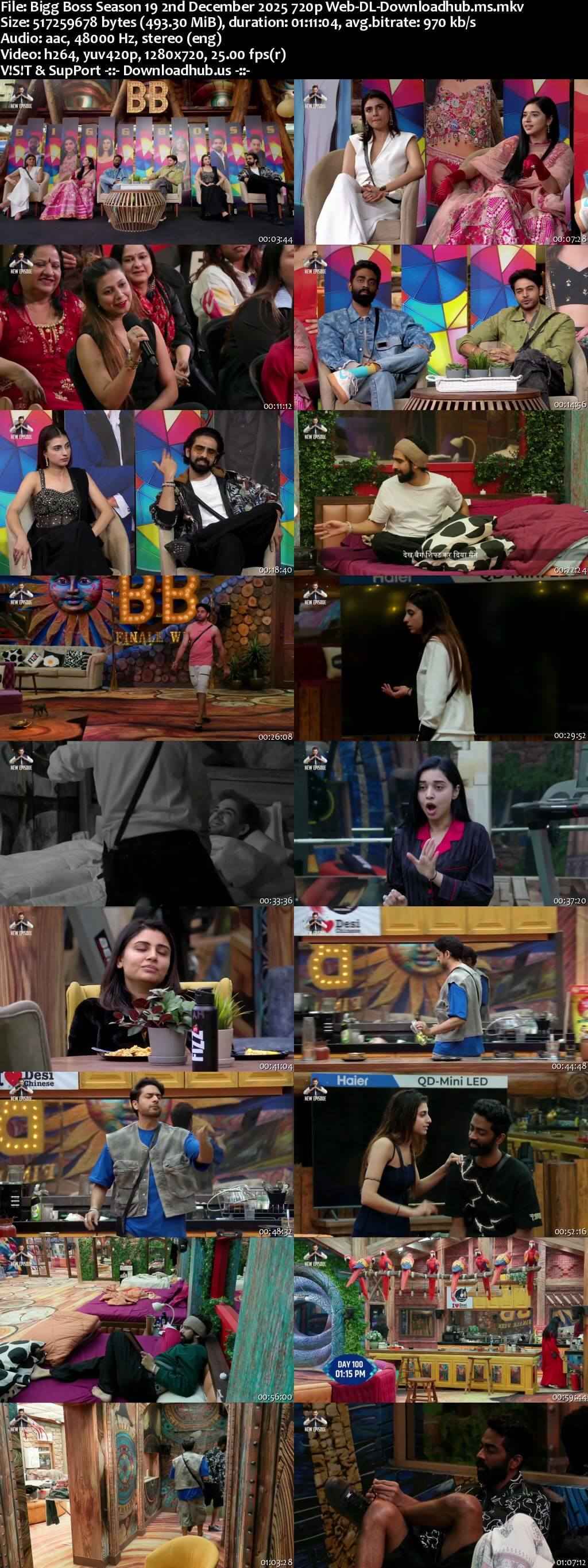 Bigg Boss Season 19 2 December 2025 Episode 101 Web-DL 720p 480p Bigg Boss Season 19 2 December 2025 Episode 101 Web-DL 720p 480p