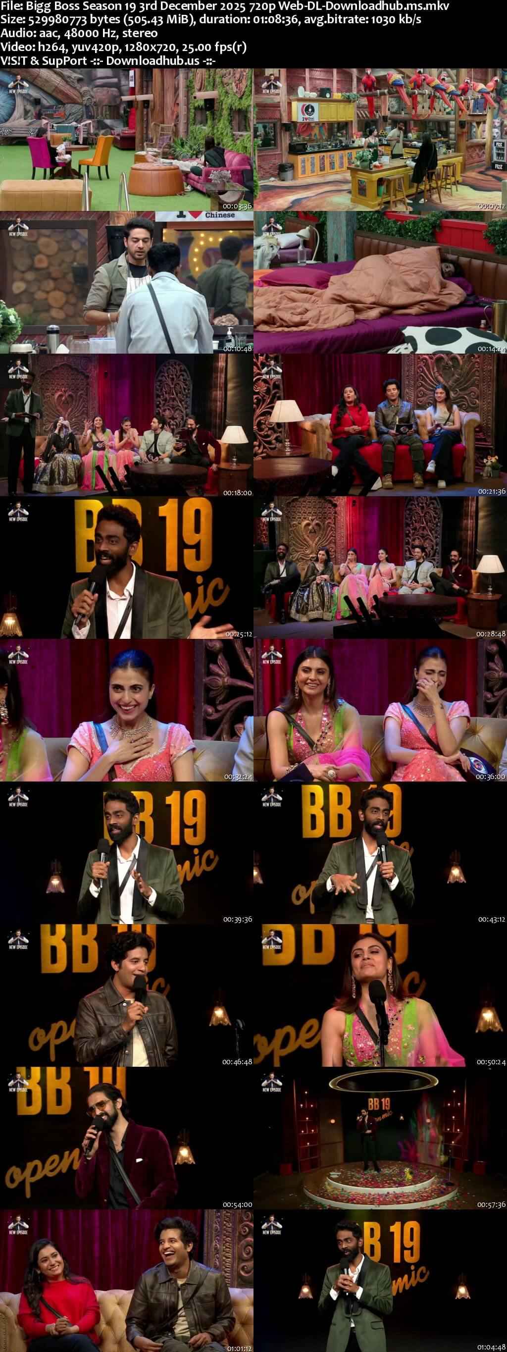 Bigg Boss Season 19 3 December 2025 Episode 102 Web-DL 720p 480p Bigg Boss Season 19 3 December 2025 Episode 102 Web-DL 720p 480p
