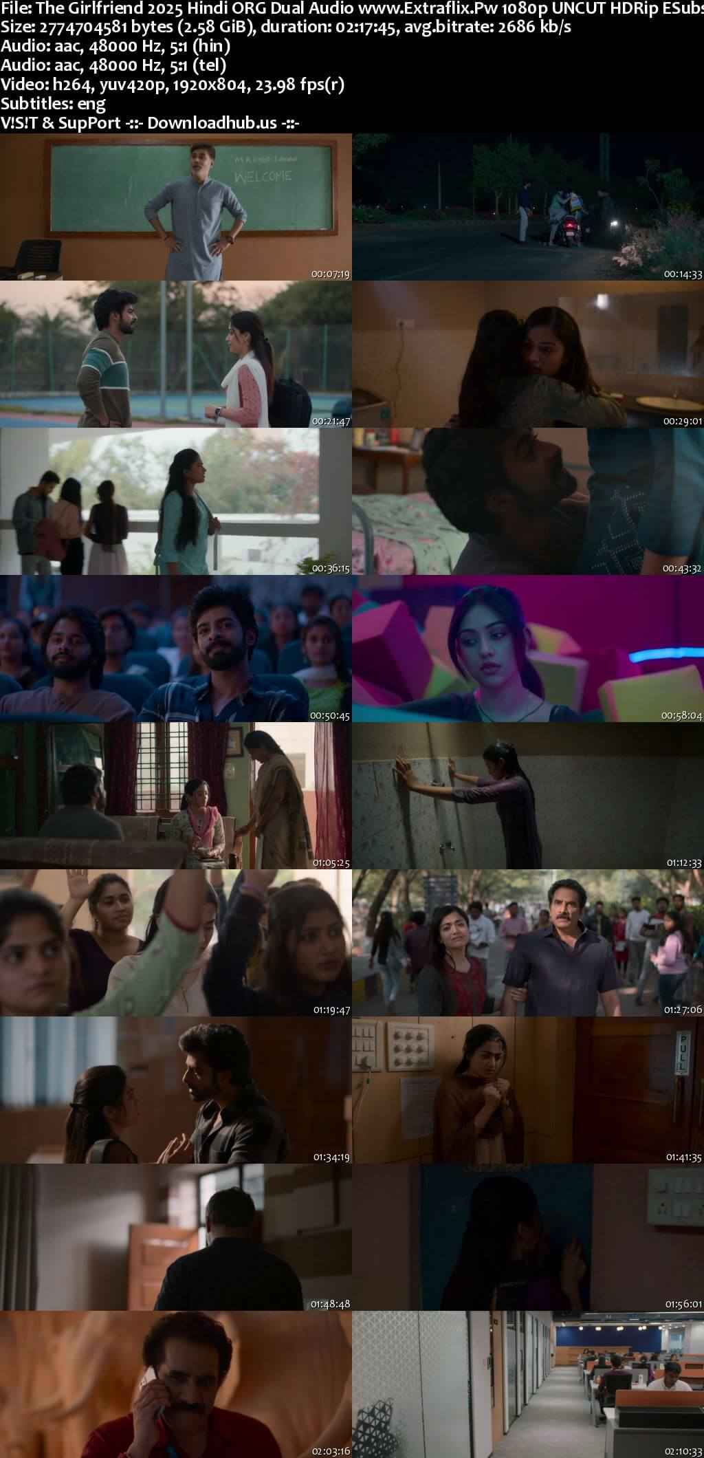 The Girlfriend 2025 Hindi ORG Dual Audio Movie DD5.1 4k 1080p 720p 480p UNCUT HDRip ESubs x264 HEVC The Girlfriend 2025 Hindi ORG Dual Audio Movie DD5.1 4k 1080p 720p 480p UNCUT HDRip ESubs x264 HEVC