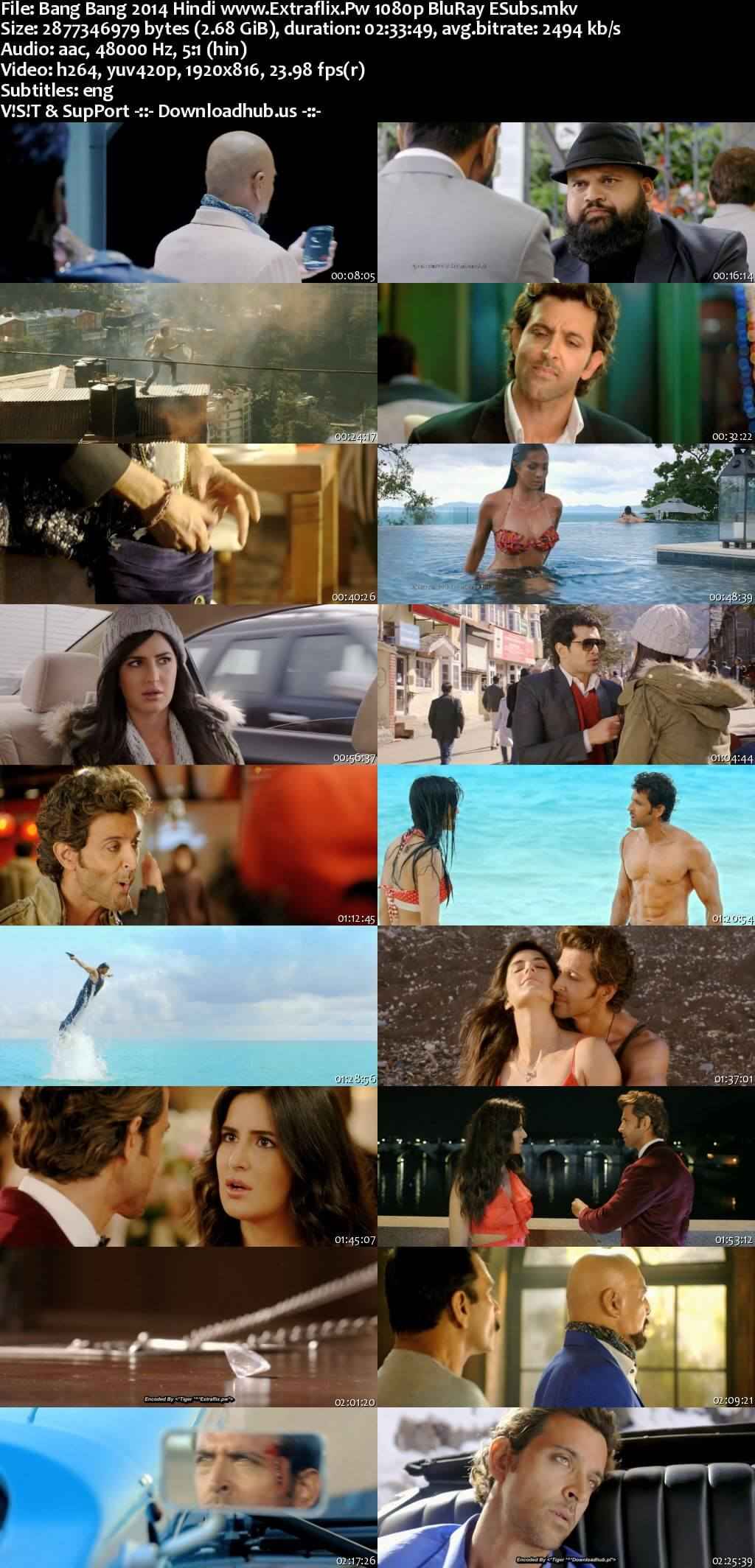 Bang Bang 2014 Hindi Movie DD5.1 4k 1080p 720p 480p BluRay ESubs x264 HEVC Bang Bang 2014 Hindi Movie DD5.1 4k 1080p 720p 480p BluRay ESubs x264 HEVC